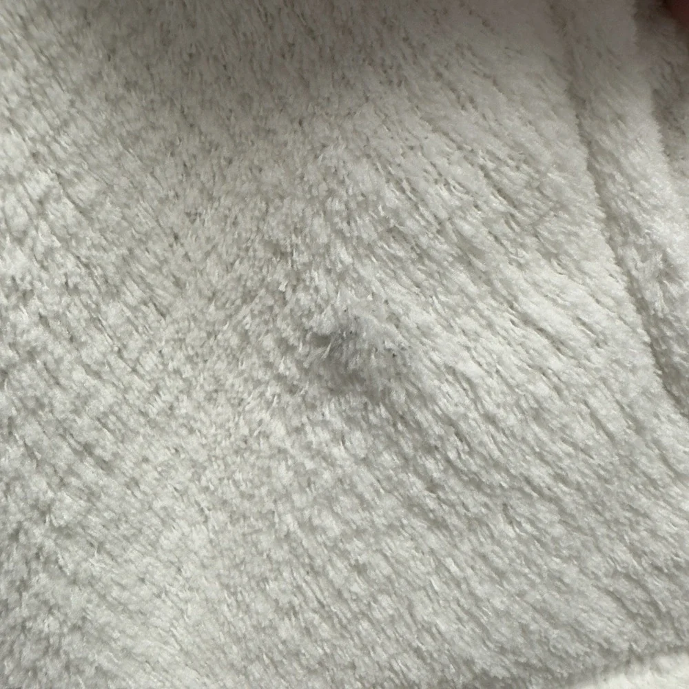 Patagonia Girls XXL Re-Tool Snap T Soft Teddy White Fleece Fluffy Sweater Jacket